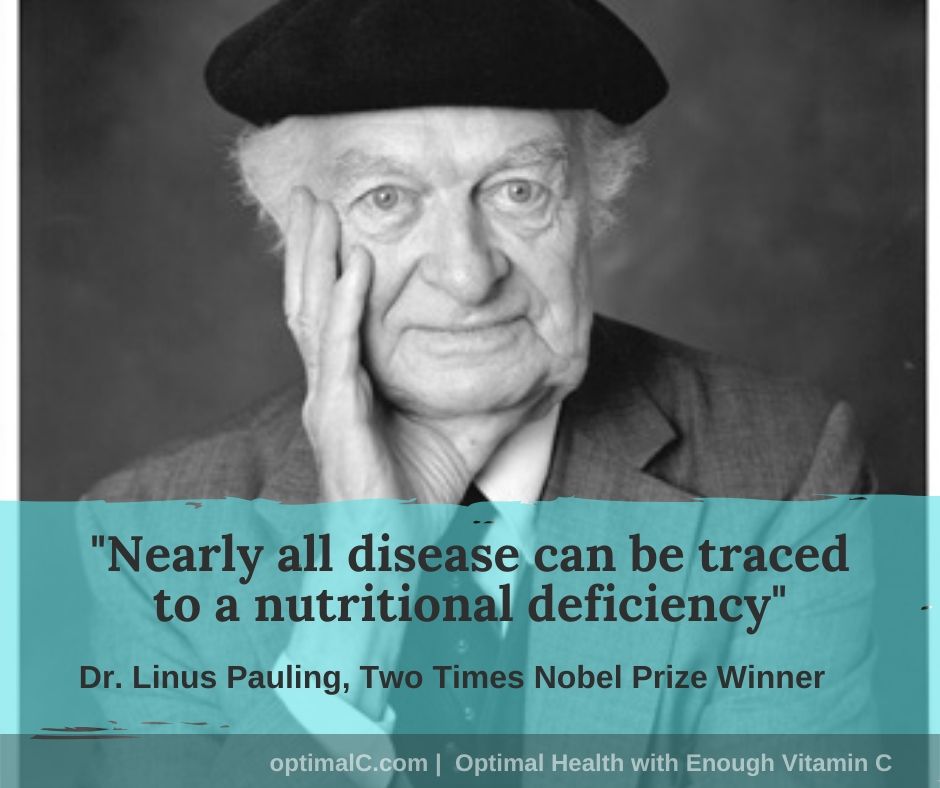 Linus Pauling quotes: Nearly all diseases can be traced to a nutritional deficiency.