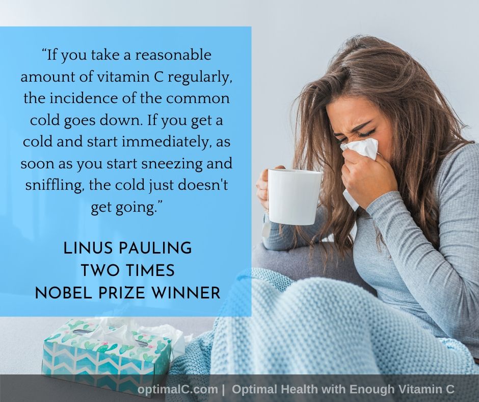 Linus Pauling quotes: Taking vitamin C regularly reduces the incidence of the common cold.